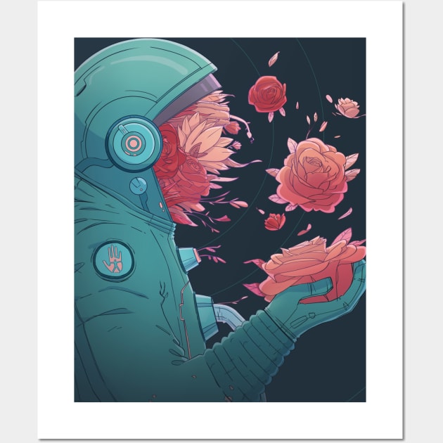 Cosmonaut Wall Art by Arkel88